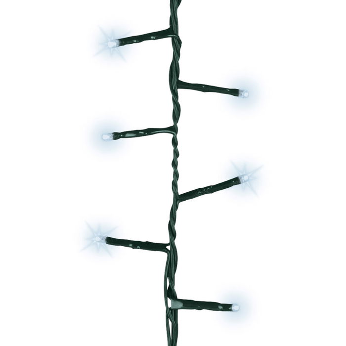 Guirnalda "1-2 glow compact" luces intermitentes blanco frio 1,8m (alto) 540 leds