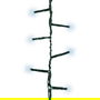 Guirnalda "1-2 glow compact" luces intermitentes blanco frio 1,8m (alto) 540 leds