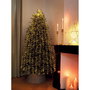 Lumineo Guirnalda Fija Micro LED para Árbol 180 cm 408 LEDs Luz Cálida Exterior IP44 Cable Verde