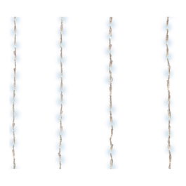 Lumineo Cortina de Leds para Balcon Exterior Blanco Frío 2x1m 220 Leds IP44