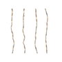 Lumineo Cortina LED Multifunción para Balcón Exterior 2x1m, 220 LEDs Blanco Cálido, IP44, 5 Velocidades, 11 Cuerdas, Cable 5m