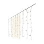 Lumineo Cortina de leds Multifunción Blanco Cálido 2,25 x 1,5 m