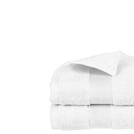 Atmosphera Toalla de invitados Rizo 450 g/m² 30 x 50 cm Algodón Blanco