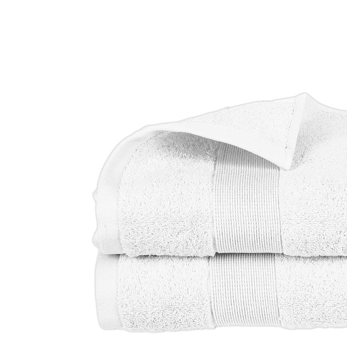 Atmosphera Toalla Rizo 450 g/m² Blanco 50 x 90 cm 100% Algodón Atmosphera Toalla Rizo 450 g/m² Blanco 50 x 90 cm 100% Algodón