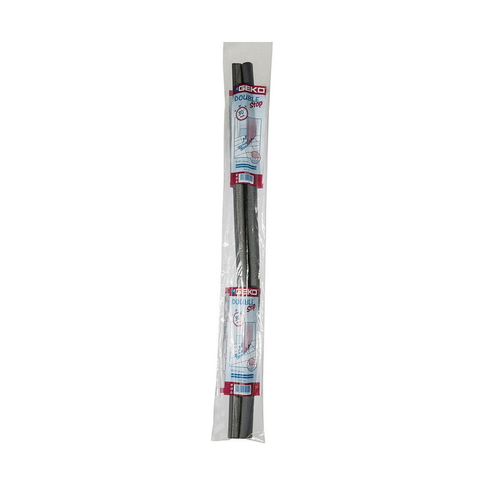 Geko Burlete doble cara para bajo puerta gris 25 mm x 95 cm Geko Burlete doble cara para bajo puerta gris 25 mm x 95 cm