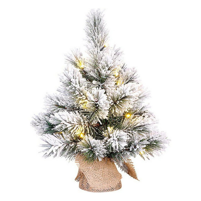 Black Box Mini árbol de navidad efecto escarcha con LED 23x45cm Black Box Mini árbol de navidad efecto escarcha con LED 23x45cm