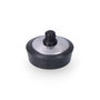 Edm Tapon de Goma Moldeada Negro Ø44mm