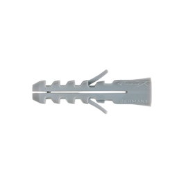 Fischer Taco de expansión S-6 mm para hormigón, mampostería y madera, caja 100 uds