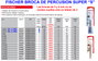 FISCHER Broca Super S-10 Widia 10x120 mm