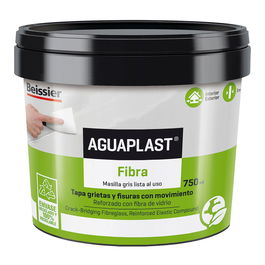 Aguaplast Masilla Fibra 750 ml para Sellado y Armado de Fisuras y Grietas Dinámicas Interior/Exterior