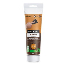 Aguaplast Masilla para Madera Cerezo 125 ml Lista al Uso para Reparar Grietas y Agujeros en Maderas Interiores y Exteriores