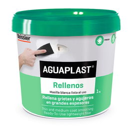 Aguaplast Masilla para Rellenos Capa Gruesa 1 kg Uso Interior