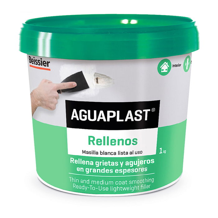 Aguaplast Masilla para Rellenos Capa Gruesa 1 kg Aguaplast Masilla para Rellenos Capa Gruesa 1 kg