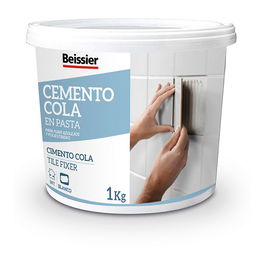 Beissier Cemento Cola Pasta 1 kg Blanco