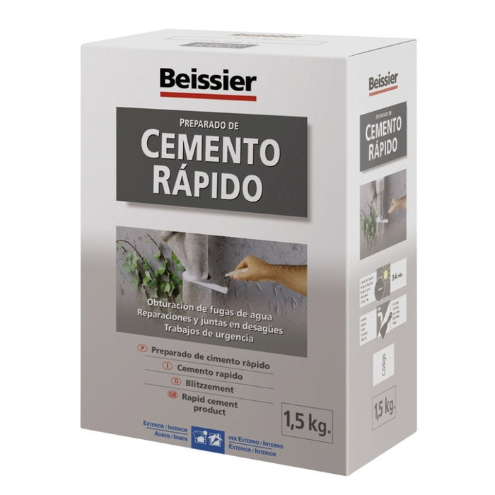 Beissier Cemento rápido 1,5 kg Gris