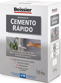 Beissier Cemento Rápido Gris 1,5 kg