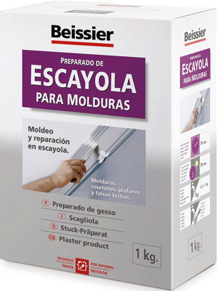 Beissier Escayola Fina para Moldear y Reparar 1 kg Beissier Escayola Fina para Moldear y Reparar 1 kg