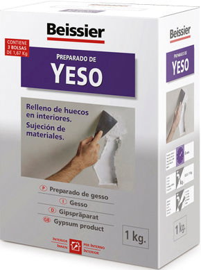 Beissier Yeso Fino para Rellenos 1 kg Beissier Yeso Fino para Rellenos 1 kg