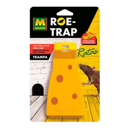 Massó Trampa para Ratas con Cebo Roe-Trap Higiénica Sin Contacto 14 x 7 x 7,5 cm