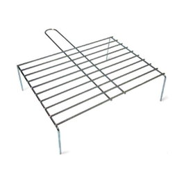 Gourmet Kitchen Parrilla con pie simple 30 x 27 cm Cromo