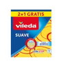 Vileda Bayeta Amarilla Suave 2+1 Microfibra 35 x 40 cm Ideal Limpieza Diaria
