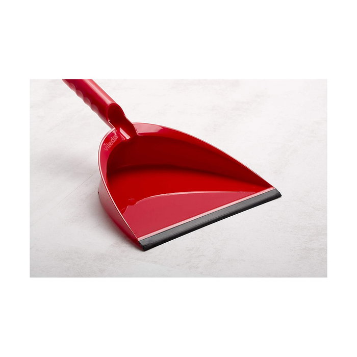Vileda Cepillo panadero + pala recogedor de plástico rojo