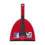 Vileda Cepillo panadero + pala recogedor de plástico rojo