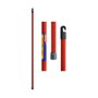 Vileda Palo para fregona con enganche monoclick rojo 140 cm