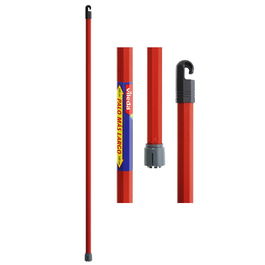 Vileda Palo para Fregona con Enganche Monoclick Rojo 140 cm