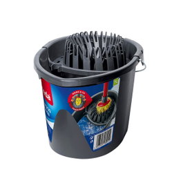 Vileda Cubo Wring & Go Gris 7 l