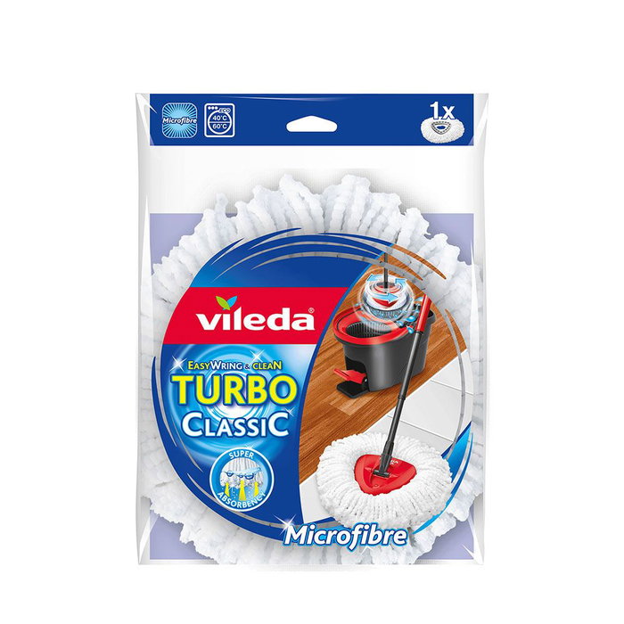 Vileda Turbo Classic Recambio Fregona 100% Microfibras Vileda Turbo Classic Recambio Fregona 100% Microfibras