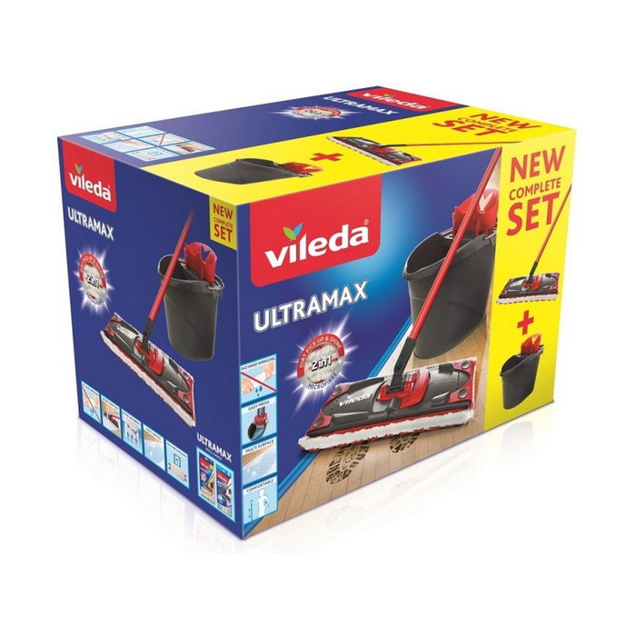 Vileda Set Ultramax Mopa Microfibras 2 en 1 Vileda Set Ultramax Mopa Microfibras 2 en 1
