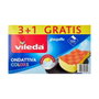 Vileda Estropajo de fibra con esponja Ondattiva Colors 3+1