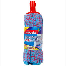 Vileda Fregona Super +30% Microfibras para Suelos Resistente y Absorbente