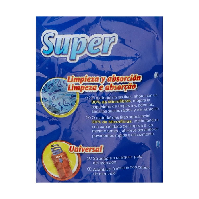 Vileda Recambio Superfregona Normal Cuadros Azul Vileda Recambio Superfregona Normal Cuadros Azul