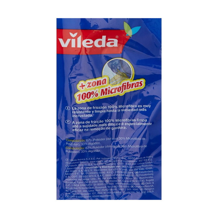 Vileda Recambio Superfregona Normal Cuadros Azul Vileda Recambio Superfregona Normal Cuadros Azul