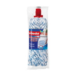 Vileda Recambio Fregona Universal Microfibra y Algodón Azul-Blanco