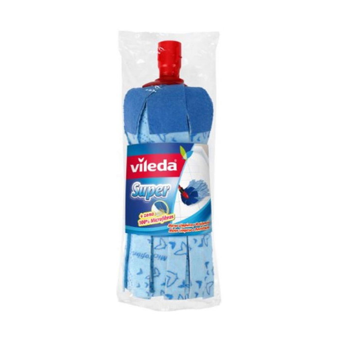 Vileda Fregona Super con 30% microfibras y palo Vileda Fregona Super con 30% microfibras y palo