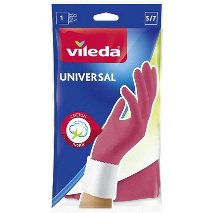 Vileda Guante universal rosa talla S