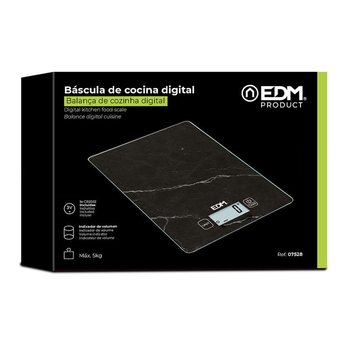 Edm Báscula de cocina digital modelo 3 Edm Báscula de cocina digital modelo 3