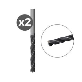 Fischer Broca Madera HB 4 mm, 2 Unidades, Acero Inoxidable para Madera y Plástico, Alta Calidad