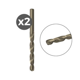 Fischer Pack 2 Brocas HSS-CO Metal Ø1,00 x 12/34 mm – Alta Precisión para Acero Inoxidable