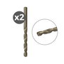 Fischer Brocas para Metal HSS-Co 5% Cobalto, diametro 4.00 mm, longitud 43/75 mm, Pack de 2 Unidades