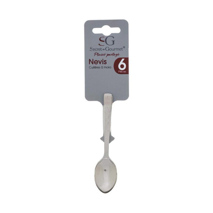 Secret Of Gourmet Cucharas pequeñas moka Silver Precision de 9,5 cm, 6 uds Secret Of Gourmet Cucharas pequeñas moka Silver Precision de 9,5 cm, 6 uds