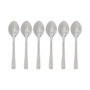 Secret Of Gourmet Cucharas pequeñas moka Silver Precision de 9,5 cm, 6 uds