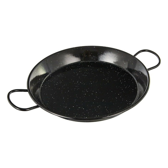 Vaello Paellera Esmaltada de 30 cm para 4 Personas, Compatible con Inducción y Vitrocerámica Vaello Paellera Esmaltada de 30 cm para 4 Personas, Compatible con Inducción y Vitrocerámica