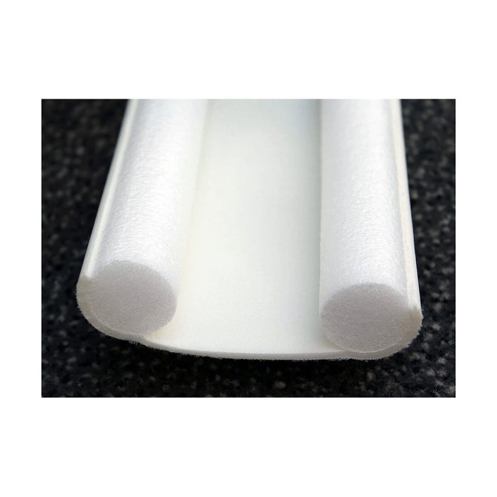 Geko Burlete doble cara para bajo puerta blanco 25 mm x 95 cm Geko Burlete doble cara para bajo puerta blanco 25 mm x 95 cm