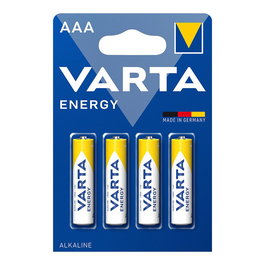 Varta Pila Alcalina AAA LR03 Energy Value Pack Blister 4 Unidades Ø10,5x44,5mm