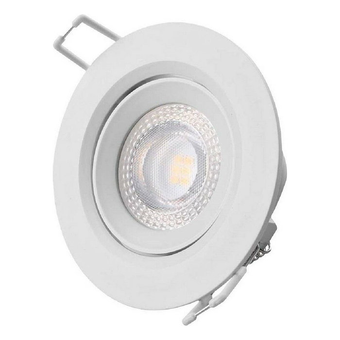 Edm Downlight LED empotrable redondo 5 W 4000 K 380 lm Blanco ø9 cm Edm Downlight LED empotrable redondo 5 W 4000 K 380 lm Blanco ø9 cm
