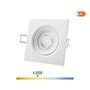 Edm Downlight LED empotrable cuadrado 5W 4000K blanco